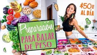 PREPARACION DE COMIDA DE 1 SEMANA PARA BAJAR DE PESO (VEGANO)