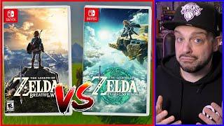 Zelda Tears Of The Kingdom Vs. Breath Of The Wild....