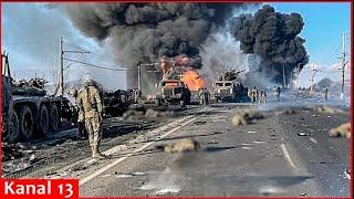 “Surprise for Russians”: Ukraine destroys Russian column and many soldiers with modernized HIMARS