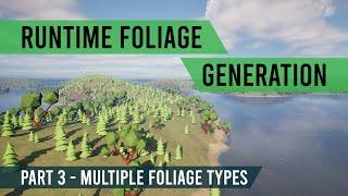 Unreal Engine 5 - Runtime Foliage Generation #3 - Multiple Foliage Types