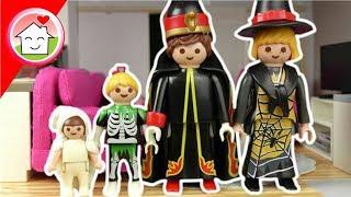 Playmobil Film deutsch - Familie Hauser in 4 Halloween Styles - Video für Kinder