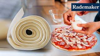 Rademaker wrapping system for dough-interleave sheet rolling