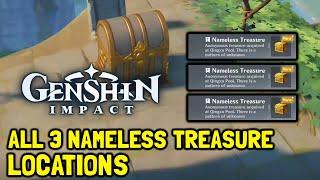 Genshin Impact All 3 Nameless Treasure Locations & Where To Trade Them In