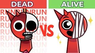 Incredibox Sprunki DEAD Versions Vs ALIVE Sprunki Versions