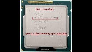 How to overclock i7 3770 (not K) / Разгон I7 3770 (не К)