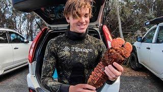 Caught My First SLIPPER LOBSTER - Catch & Cook