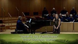 Esther Dickmann & Jonathan Spivey  "Great is Thy Faithfulness"