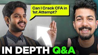 Answering all your questions about CFA | Aaditya Iyengar