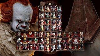 Mortal Kombat 9 — PENNYWISE & PYRAMIDHEAD — Экспертная лестница тегов — Геймплей @(1080p) — 60ᶠᵖˢ 