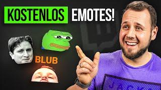 Twitch EMOTES KOSTENLOS erstellen: Für ALLE!