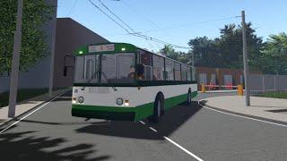 Timelapse | OneSkyVed's Trolleybuses Place Route 6 (with preparation)