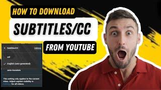 How to Download Subtitles/CC from YouTube | Download subtitles of youtube video for free | Checksub