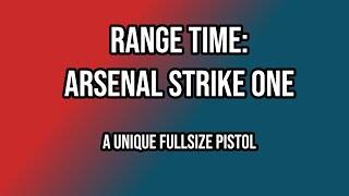 The Arsenal strike one range time, a Unique Full size pistol. (Suppressed)