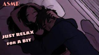 ASMR [M4A] Boyfriend falls sleep on you. (loud snoring) Sleepaid