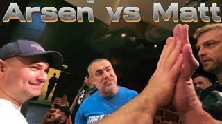 Arsen Liliev vs Matt Mask (hand size comparison)