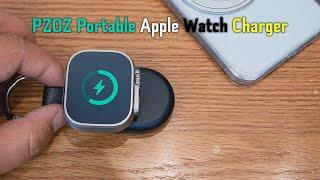 PZOZ Portable Apple Watch Wireless Travel Charger - Your Ultimate On-the-Go Charging Companion