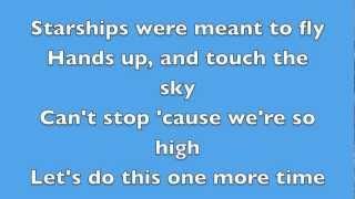 Starships - Nicki Minaj - Lyrics