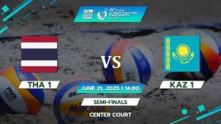 THA 1 - KAZ 1/Semi-Final/ 6th Asian U21 Beach Volleyball Championships 2025