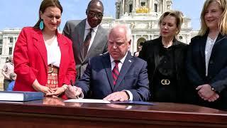 Governor Walz Signs One Minnesota Budget into Law