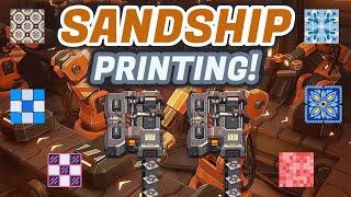 Sandship Crafting Factory: Everything you need to know about PRINTING [HD]