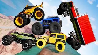 Monster Trucks Mud Battle #34 - Beamng drive