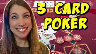 Can I Win at a Three Card Poker Table Using Only Dumb Luck?  