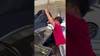 Easy technique for repairing the trunk lid using this method#carrepair #diycarfix #ซ่อมรถ #สอนซ่อมรถ
