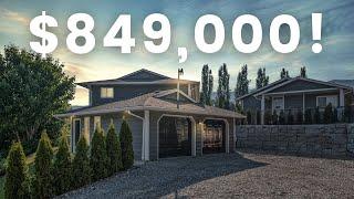 INSIDE this $849,000 5 bed home + 2 bed carriage house in ARMSTRONG, BC