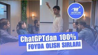 Sun'iy intellektdan samarali foydalanamiz | ULFATLAR SUHBATI 6-son