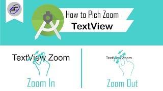 How to Pich Zoom TextView in Android Studio | TextViewPinchZoom | Android Coding