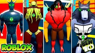 BEN 10 ARRIVAL OF ALIENS NO ROBLOX (SIMULADOR) COM OS MELHORES ALIENS KEVIN 11, VILGAX, GOOP E MAIS!