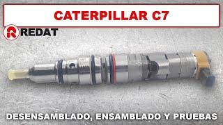 Caterpillar C7 desensamblado, ensamblado y pruebas