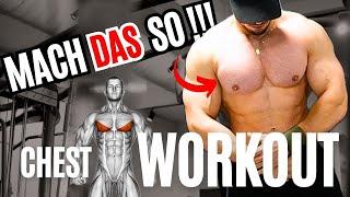 HIGH-VOLUME ist OUT: Mach DIESES Training für eine MASSIVE Brust! SO sparst DU Zeit & Energie!!!