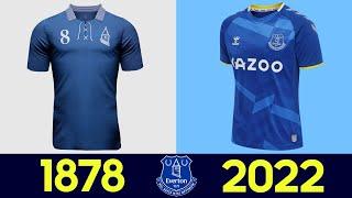  The Evolution of Everton F.C. Football Kit 2021-22 | All Everton Football Jerseys in History 2022
