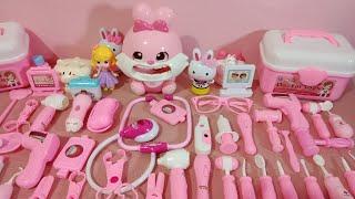 Hello kitty / 7 Minutes Satisfying with Unboxing Pink Rabbit Doctor Set Toy's Collection/ ASMR