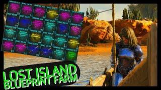 LOST ISLAND BLUEPRINT FARM How to farm a ton of BP's | ARK Survival Evolved