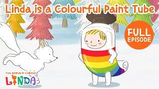 Colour Linda  | Full Episode | The World of Curious Linda | English Animated Stories for Kids