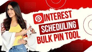 Free Pinterest Scheduling Tool for Bulk Pins Posting