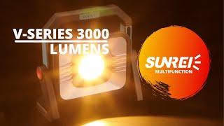 Lampu Emergency 2 Tone Warna Sunrei V3000 Super Terang