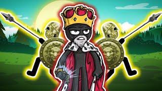 Solo New King Zarek Challenge With Golden Speartons In 2v2! Stick War: Saga