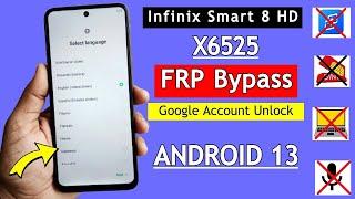 Infinix Smart 8 FRP Bypass 2024 Android 13 | Infinix Smart 8 X6525 Google Account Bypass Without PC