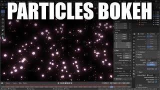 Blender 2.8 Particle bokeh effect tutorial