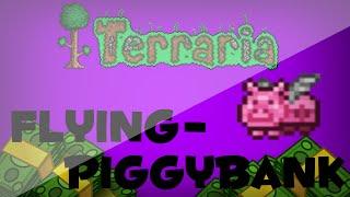 Terraria 1.3 - Money Trough/Flying piggybank Item!