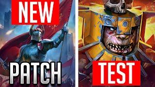 NEW PATCH INFO & KING GAROG TEST! | Raid: Shadow Legends