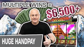  $6,500 From MULTIPLE WINS Playing Mad Mountain Riches  High-Limit Slots @ Cosmo Las Vegas
