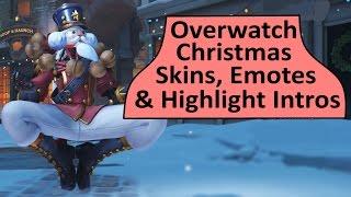 Overwatch Winter Wonderland Skins, Emotes and Highlight Intros