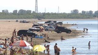 "Стоянка в водоохранной зоне запрещена" ("Новости ОТН", 28.07.15г., Бийск)