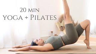 20 min Yoga Pilates Burn | Total Body Workout | All Levels