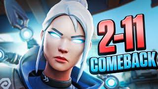 INSANE 2-11 Comeback In VALORANT Ranked! (Tilted Teammates)