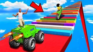 SHINCHAN AND FRANKLIN TRIED THE IMPOSSIBLE PARKOUR CHALLENGE GTA 5